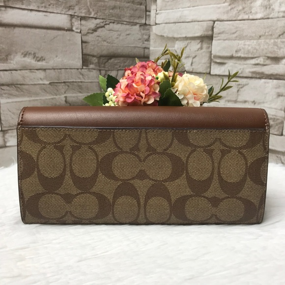 👜COACH🌺SLIM ENVELOPE WALLET 7 3/4" - Picture 2 of 7
